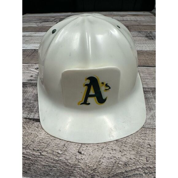 Vintage Oakland Athletics Baseball Coliseum Souvenir Kid's Construction Hat - Picture 1 of 6